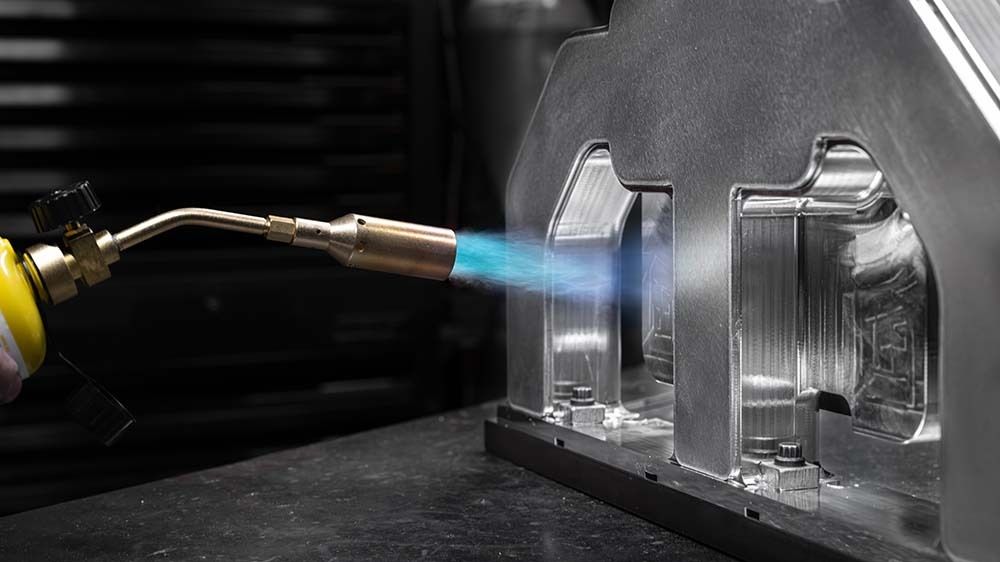 Preheating Metal