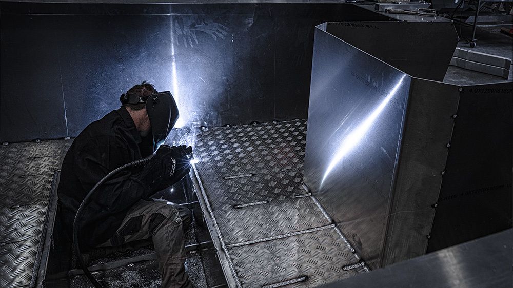 Welding on an Aluminium Boat