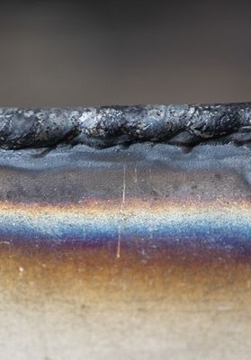 Dark Stainless Steel Tig Weld Cropped