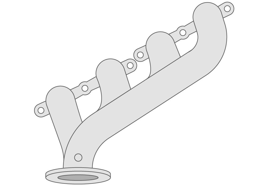 Cast Iron Exhaust Pipe